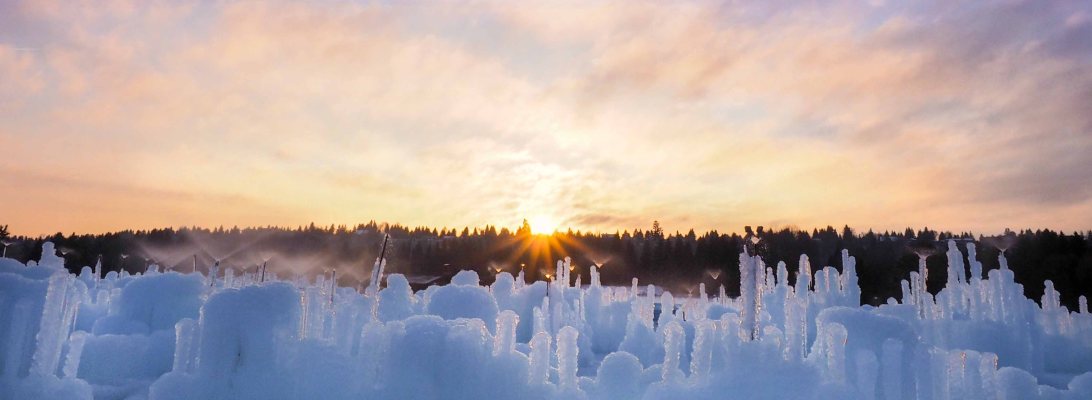 yeg, lookbook, ice castle, sunset